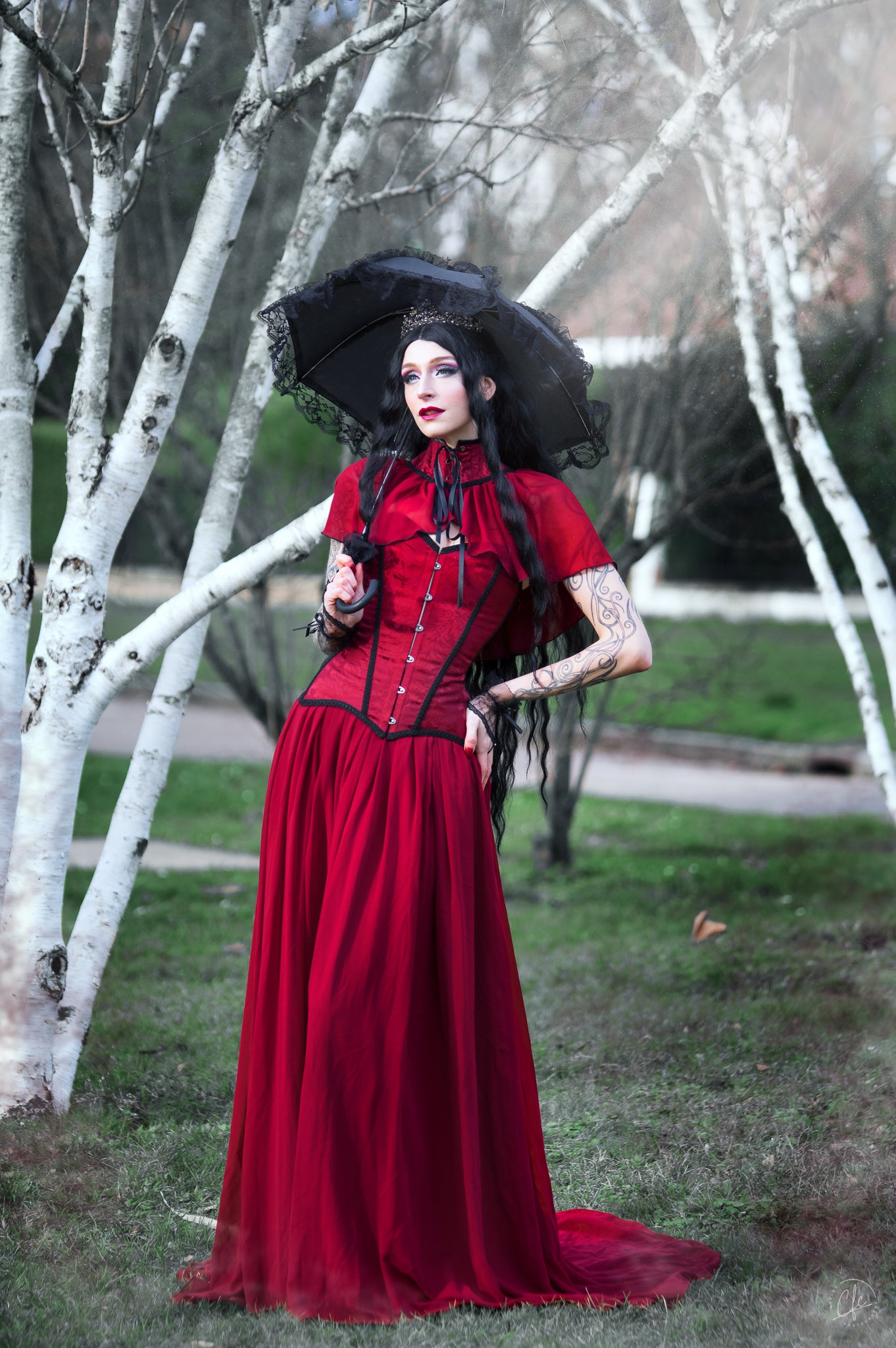 Gothic vampire dress