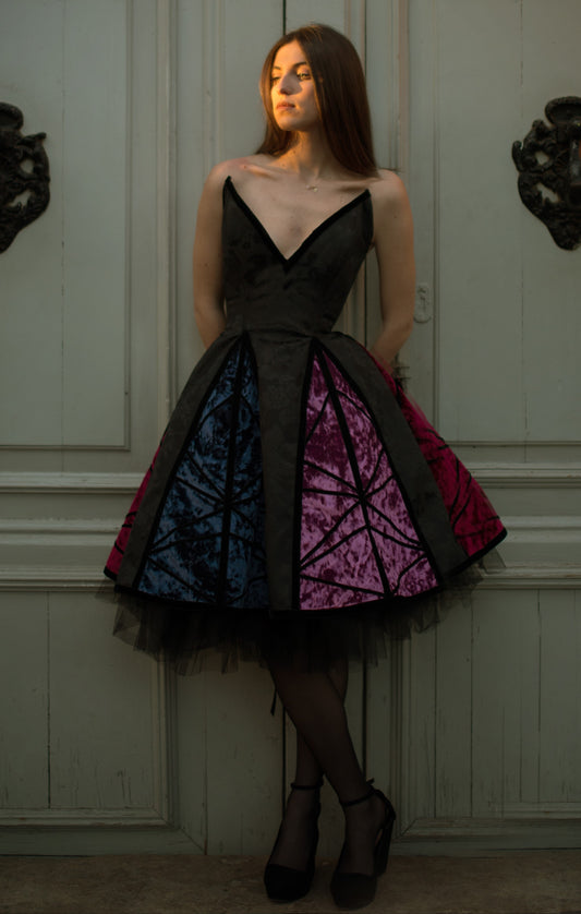 Haute couture goth fairy dress