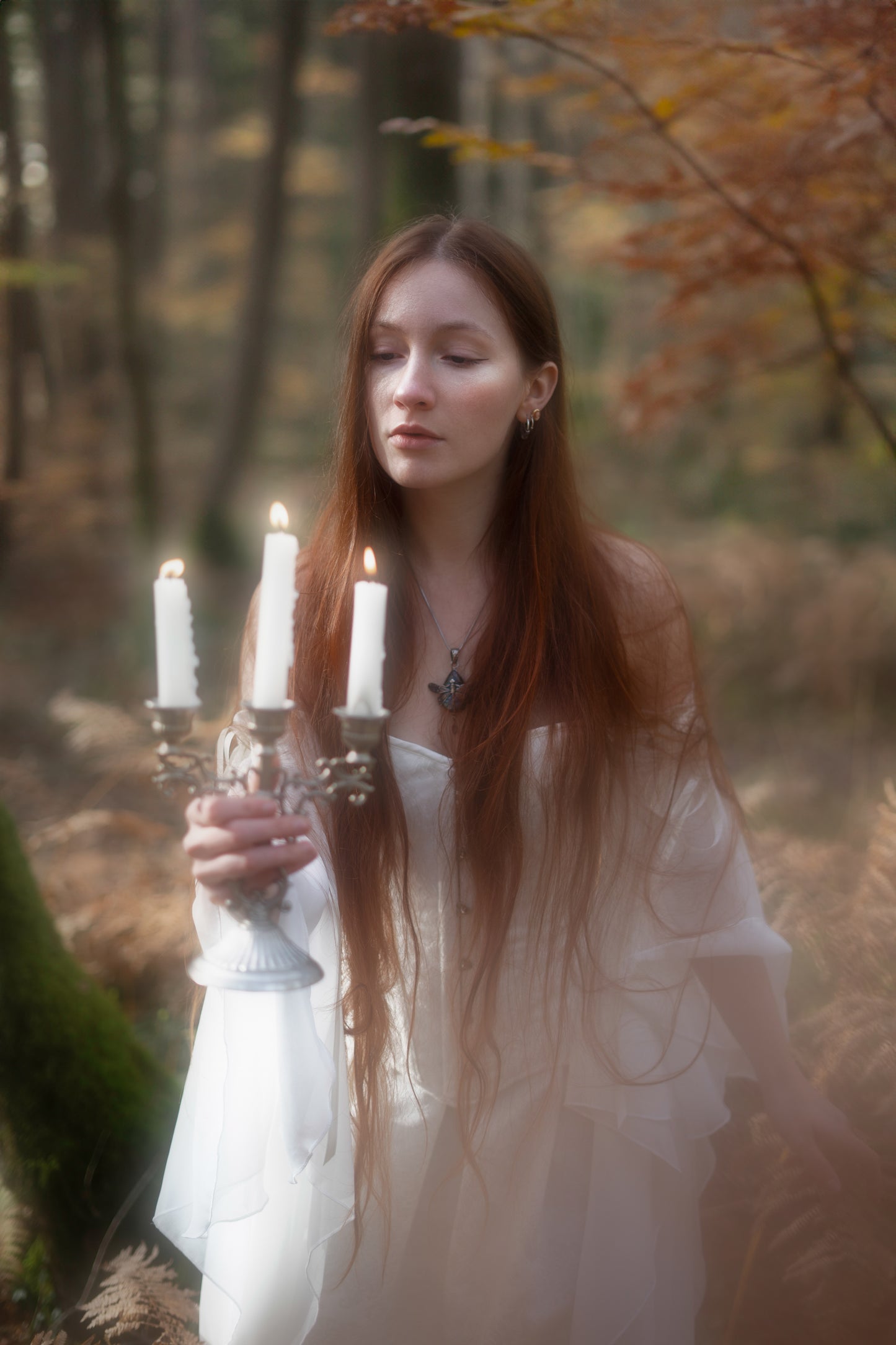 Ethereal elven wedding dress