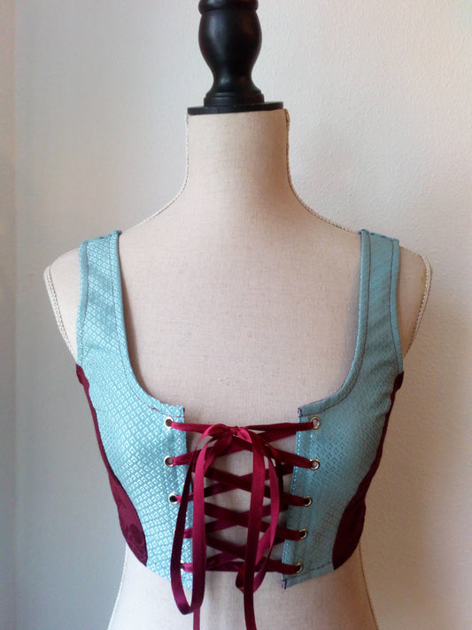 Pixie short corset vest