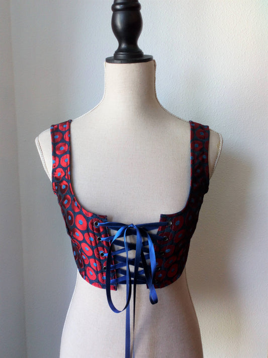 Red bodice corset