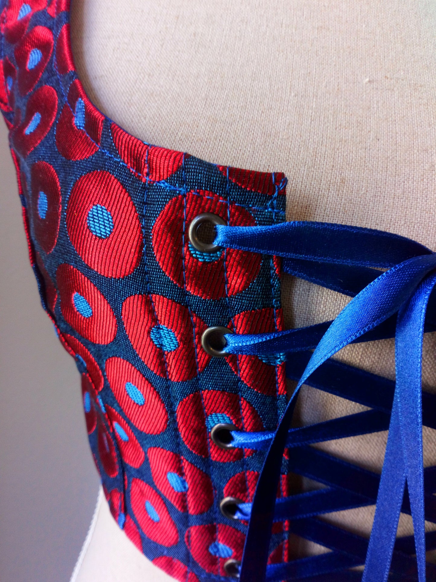 Red bodice corset