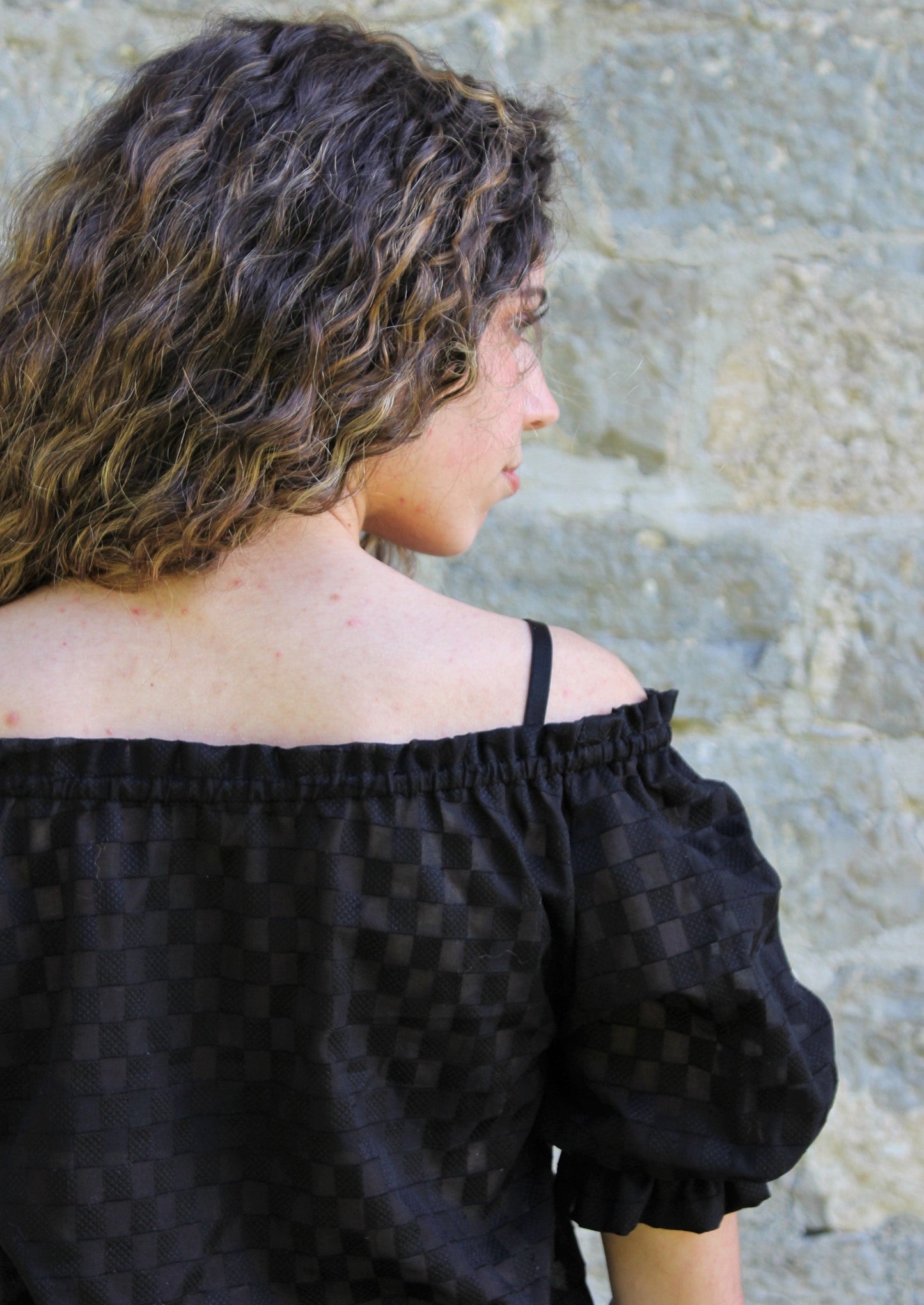 Renaissance chemise blouse off the shoulder